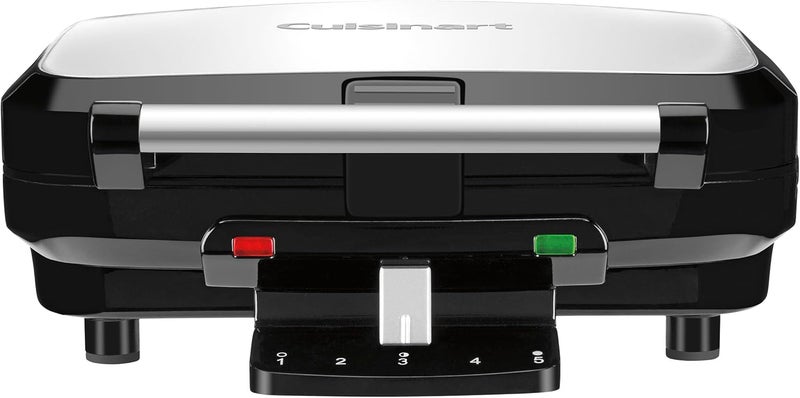 Cuisinart صانعة الوافل البلجيكية 4 شريحة - مربع، WAF-150NAS - Image 2